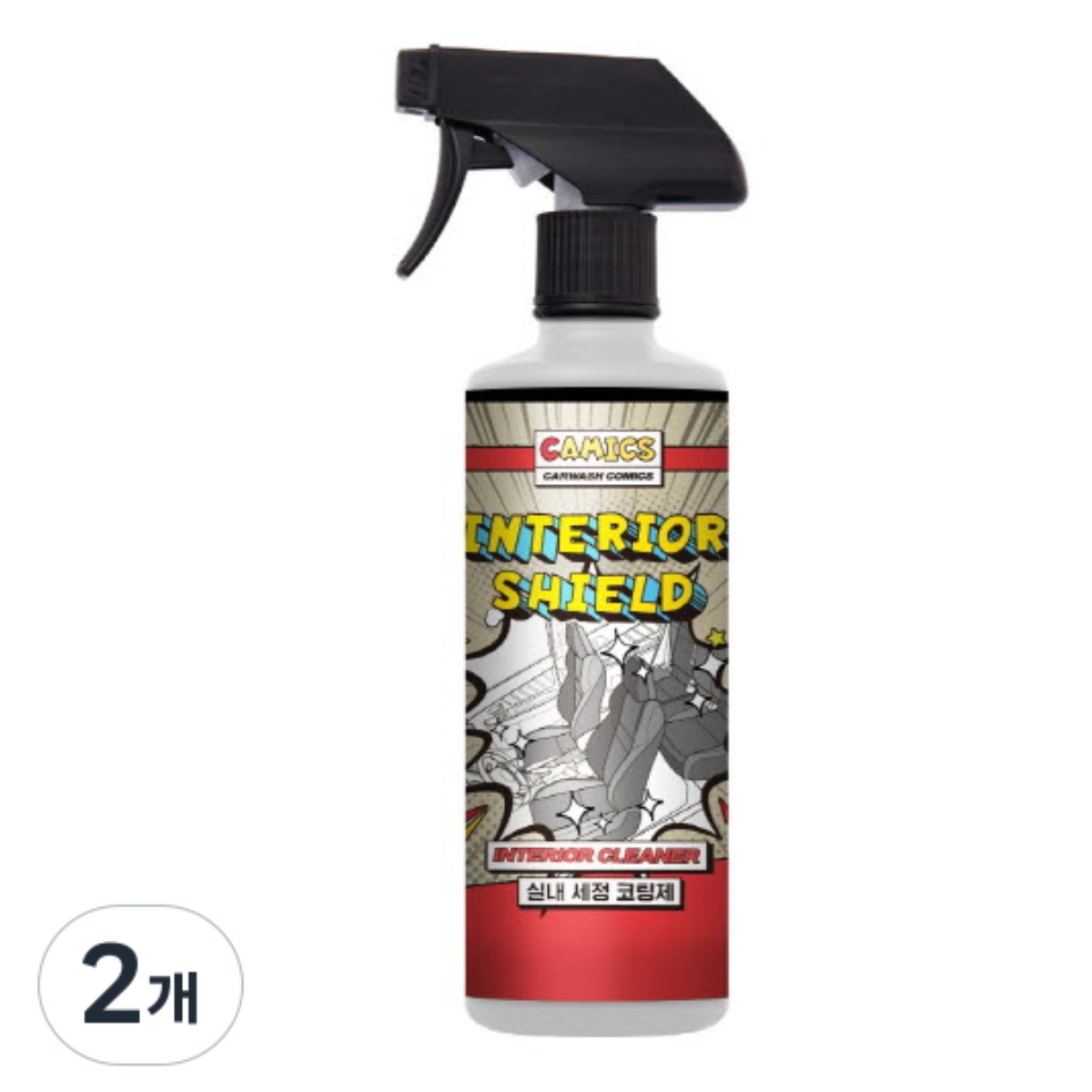카믹스 인테리어쉴드 500ml 자동차 실내세정제 코팅제, 2개, 500ml 17,850원