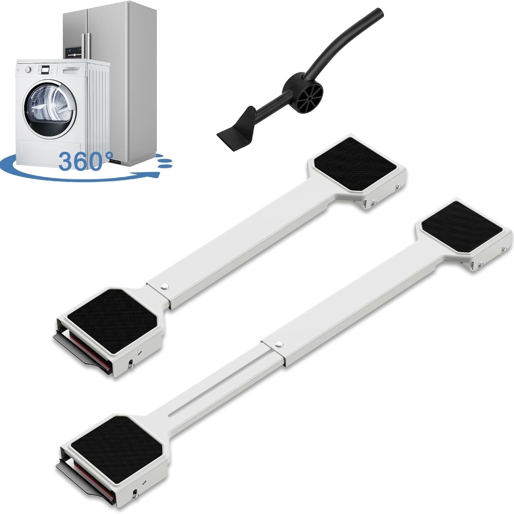 DEWEL 만능 지렛대 360도 회전 받침대 다용도 무거운 가구 옮기기 기구 운반도구 세탁기 냉장고 소파, 1개 31,200원