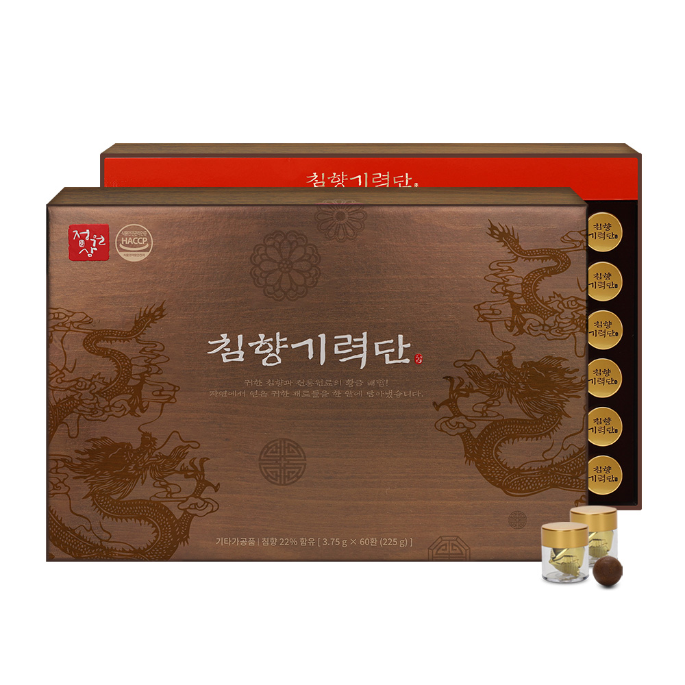 정원삼 침향기력단 60환 1박스  쇼핑백 증정 51,350원