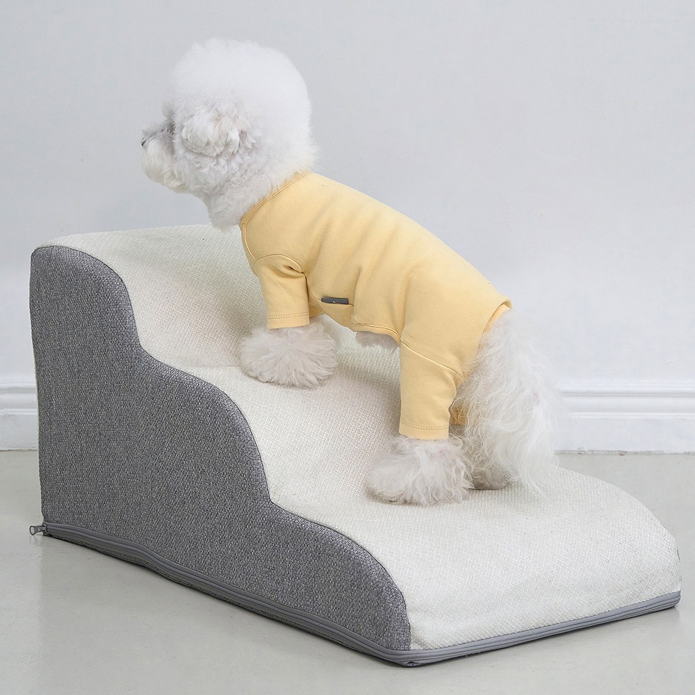 슈퍼펫 강아지계단 논슬립 슬개골보호 미끄럼방지 3단 커브 스텝 29,900원