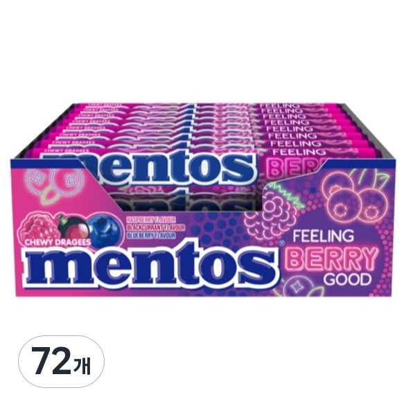 멘토스 필링베리굿, 72개, 37.5g 30,940원
