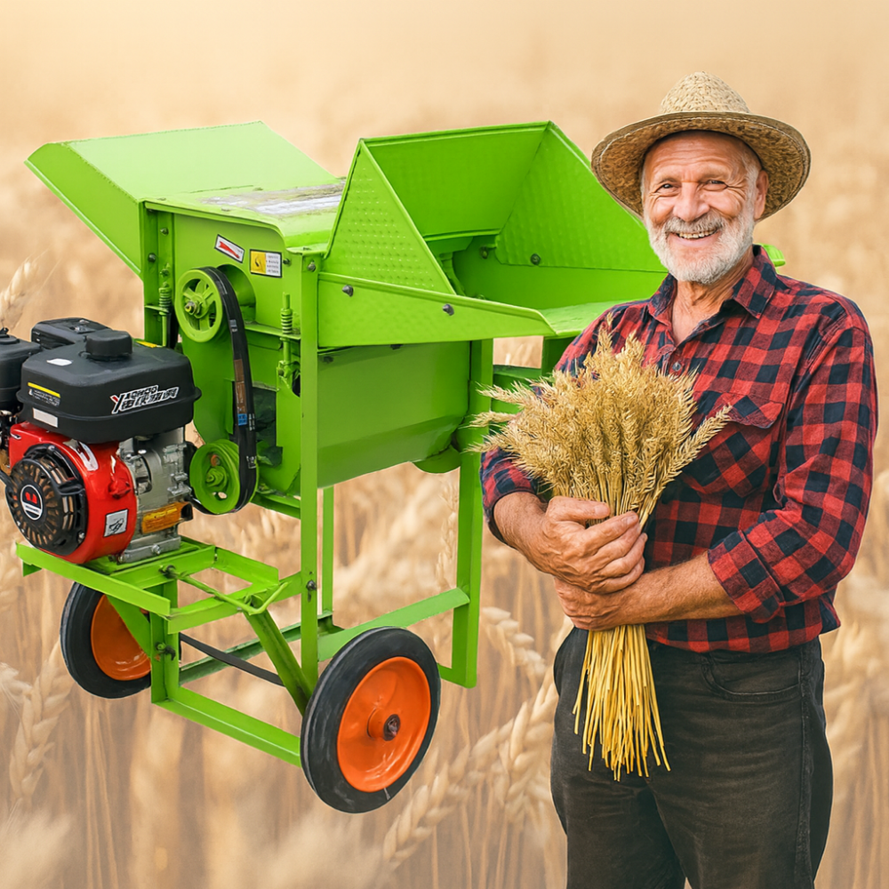한들농업 성능좋은 고출력 곡물 탈곡기 콩 선별기 들깨 쌀 옥수수 작물 분리기 이동식 농기계 밀 끼 참깨 터는기계 타작기, 1개 627,000원