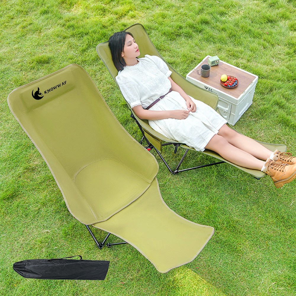 KLIFE 접이식 캠핑의자 4단 각도조절 아웃도어 경량 낚시 체어 휴대용 사무실 야외 차박용 발받침대, 1개, 그린 32,800원