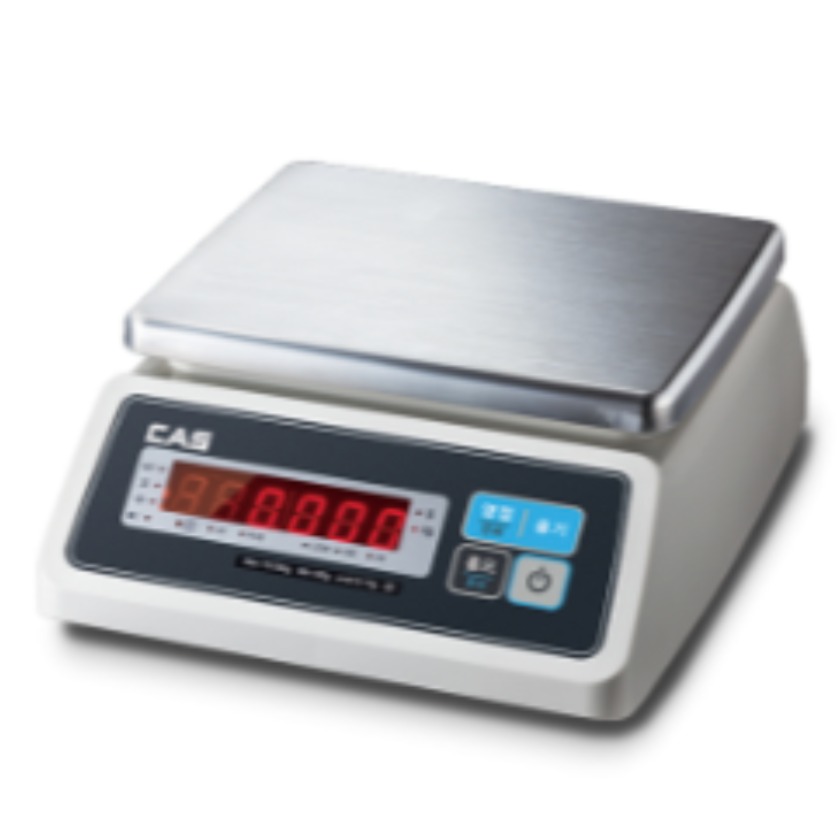 카스 CAS SW2 방수형 전자저울 SWII-3EW 충전식 수산시장 횟집, 1개, SWII-3EW 143,000원