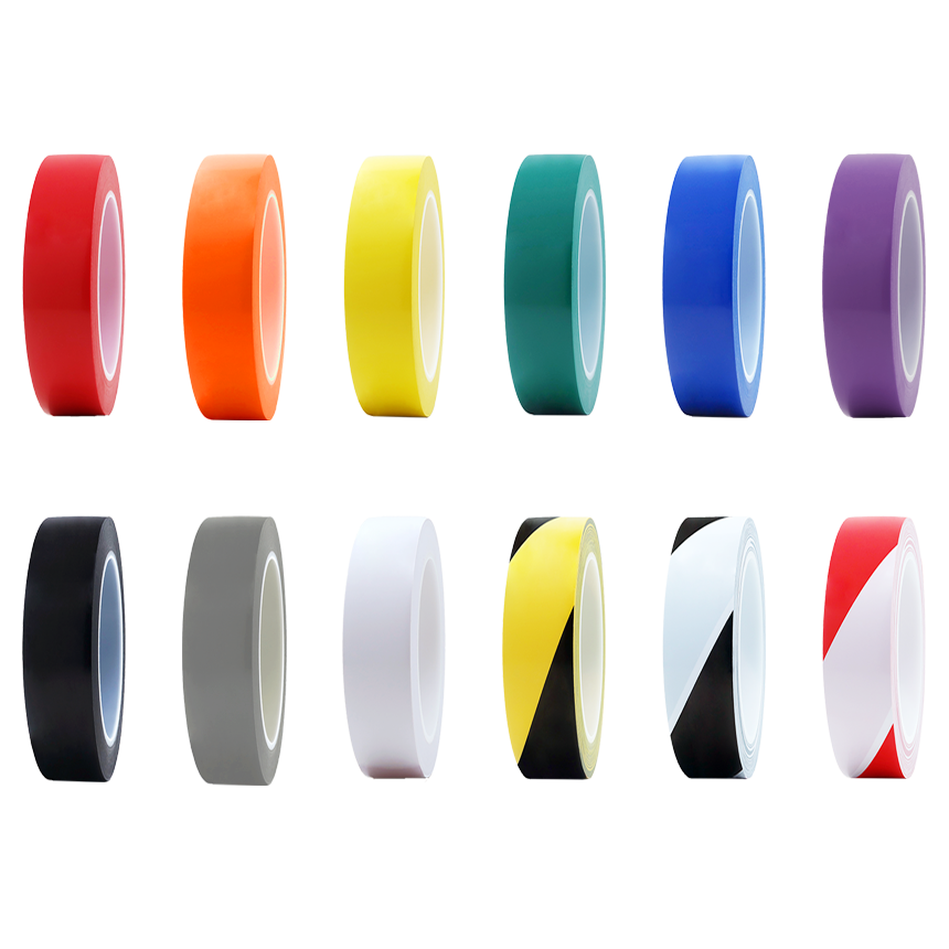 바닥라인테이프 24mm X 30M PVC 12컬러 안전 경계 표시 동선 구획, 1개 1,340원