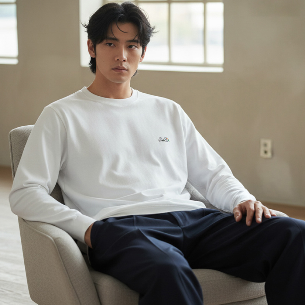 아놀드파마 남성용 긴팔 라운드 티셔츠 2장 세트 24,000원