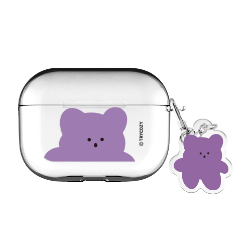 스윗베어 에어팟프로/에어팟프로2/에어팟4 클리어 케이스 +아크릴키링 세트 7,950원