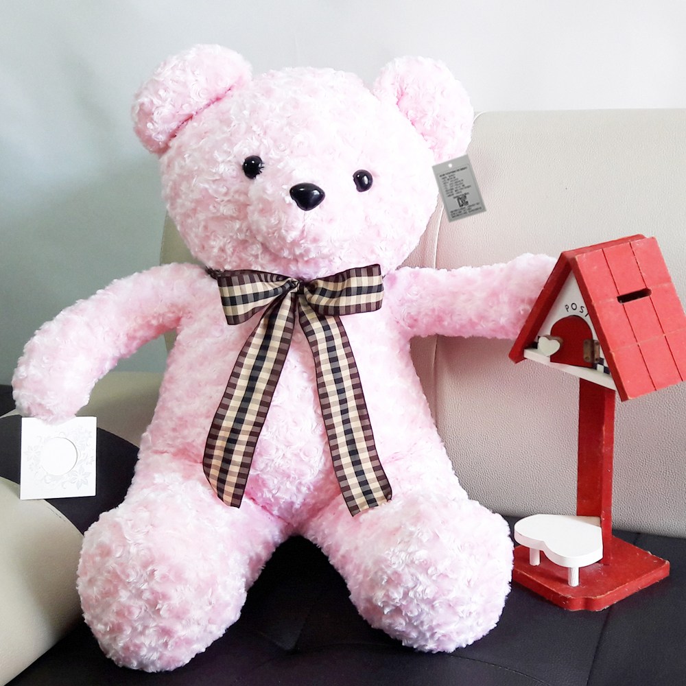 대형곰인형 러브체크베어 왕 국산곰돌이인형 애착곰 감성곰인형 어린이날선물 41,500원