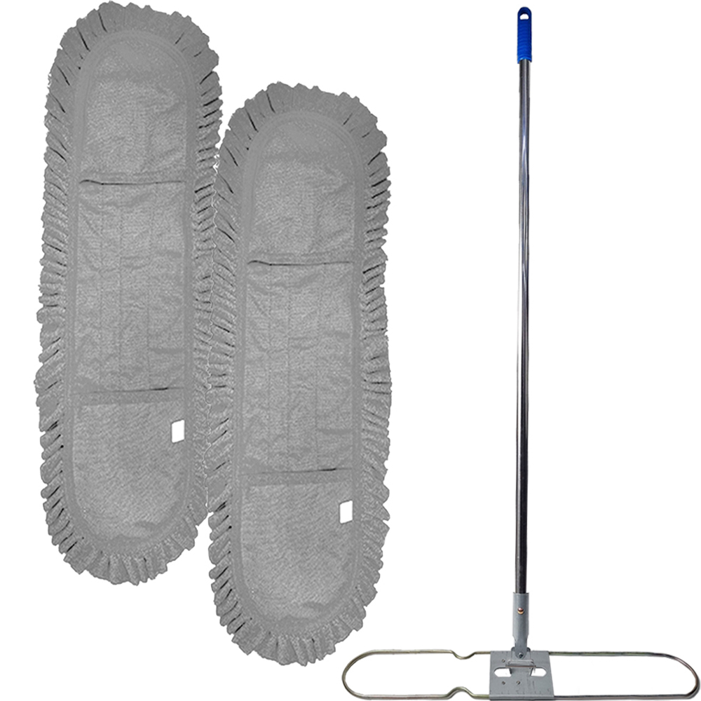 월드크린 극세사 리스킹 그레이 60cm 2p + 판 + 스텐자루 세트, 1세트 21,900원