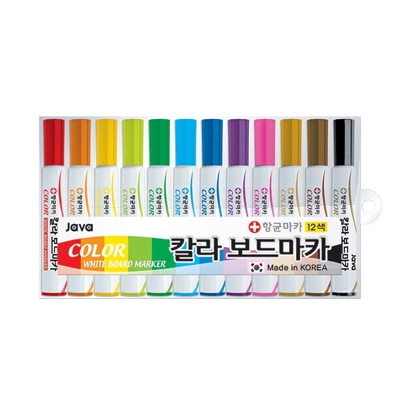 칼라 보드마카(12색/자바펜/D520172) 22,000원