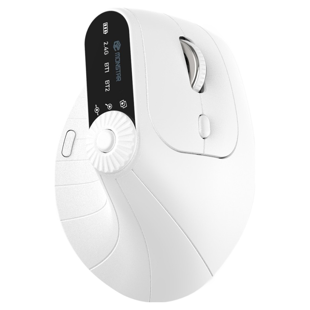 몬스타기어 크루 GV 인체공학 노브 손목보호 사무용 노트북 매크로 무선 블루투스 버티컬 마우스 21,600원