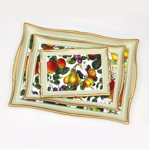 레벤호프 웨이브 사각 쟁반 3종 세트, RED FRUIT, 1세트 44,950원