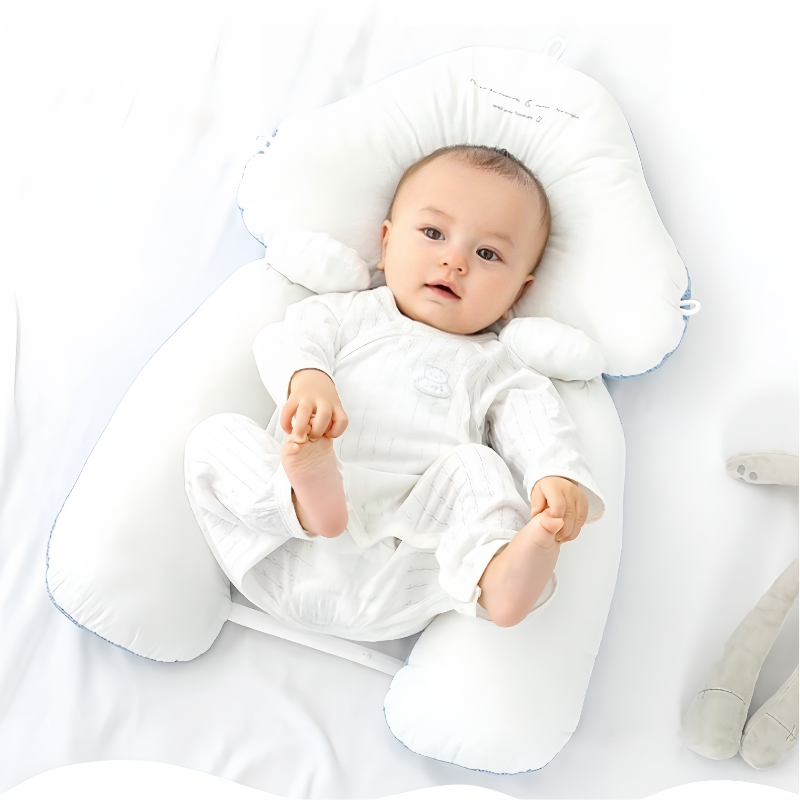 October Angel 아기바디필로우 신생아 아기 두상베개 죽부인 뒤집기방지쿠션 아기베개, 핑크 22,500원