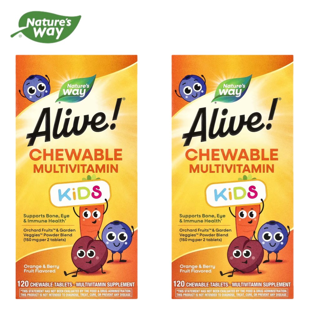 Alive Kids Chewable Multivitamin 120츄어블 2개 50,440원