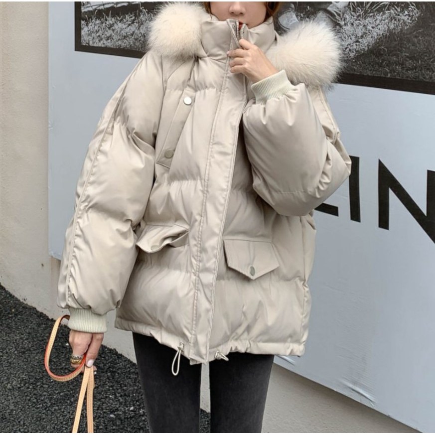 레티고 도톰 퍼후드 집업 스트링 야상 패딩 44,910원