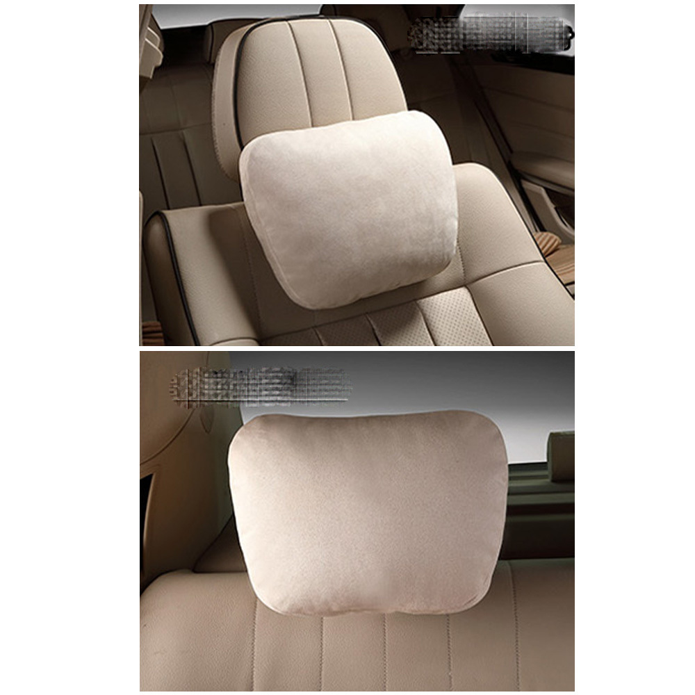 차량용 스웨이드 목쿠션 헤드 목베개 받침 전차종 벤츠 S클래스 시트 카킹즈, (03)브라운, 1개 16,500원