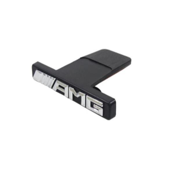 [주주파츠몰] 벤츠 세로그릴 엠블럼 AMG 크롬 검정 빨강 양면부착 길이조정가능 호환 용품, 실버 10,000원