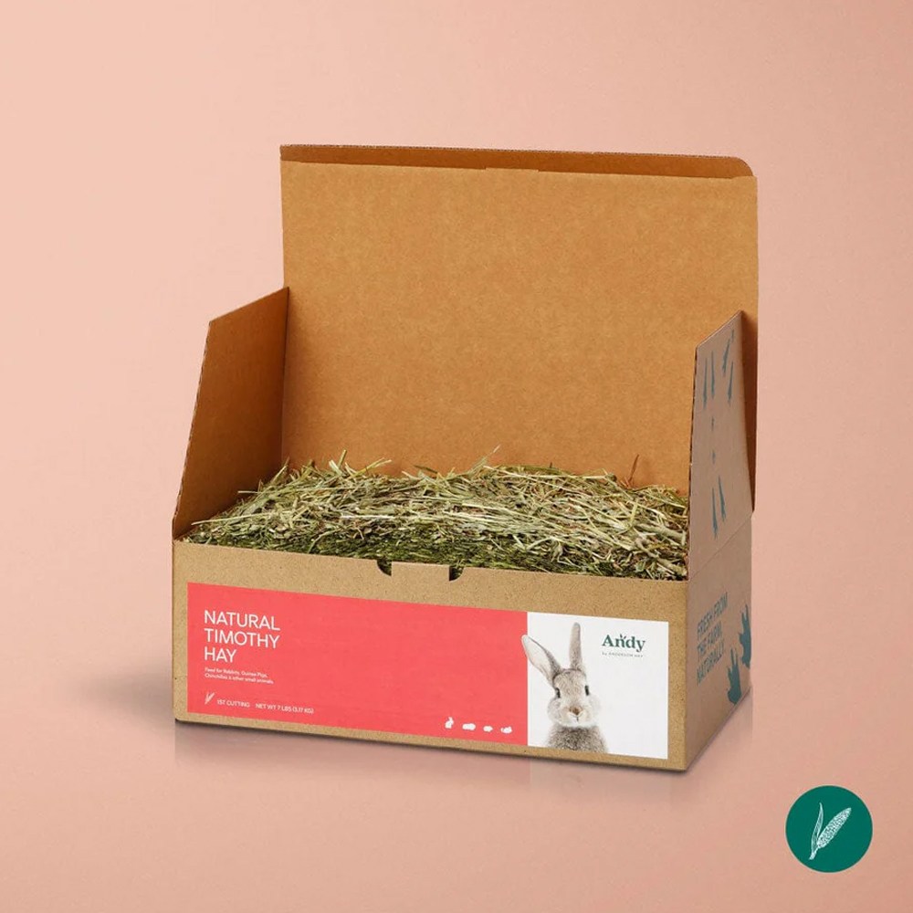 앤더슨 티모시 건초 [티모시 1번초] 신선하고 섬유질이 많은 건강한 건초, 1박스, 3.17kg 40,500원