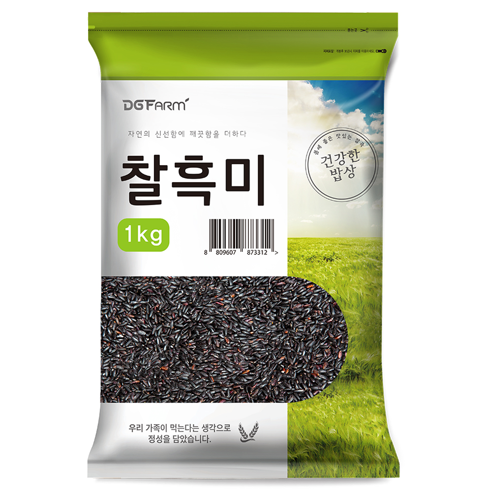 대구농산 건강한밥상 국산 찰흑미, 1kg, 1개 6,980원