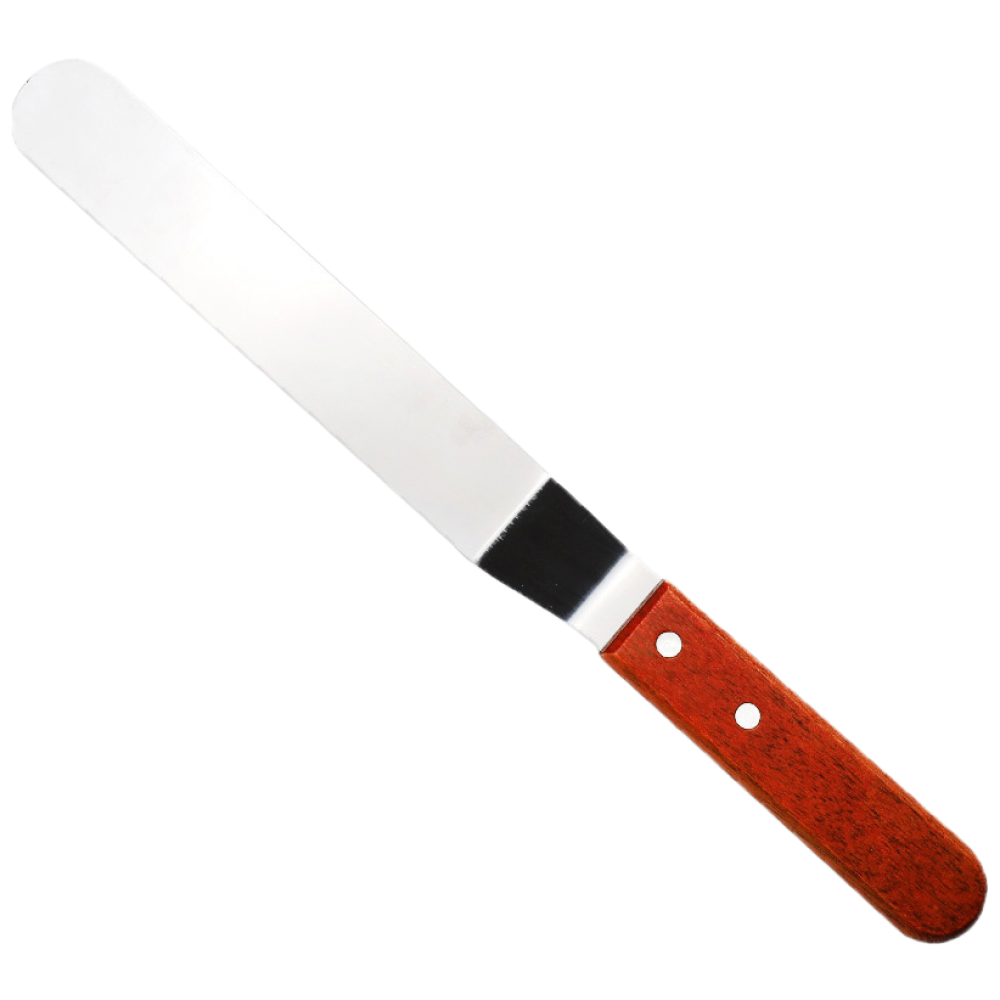 로티 나무손잡이 베이킹 스패츌러 굽은형 200mm 8인치, 1개, L자형 6,500원