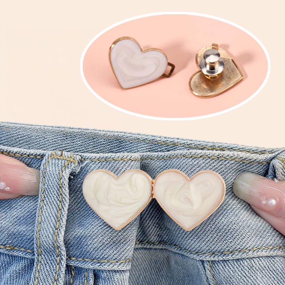 미즈코스 하트 허리 줄이기 매직 요술 후크 조절 버클 고리 셀프 수선 5,100원