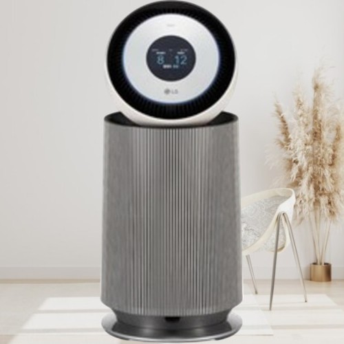 LG전자 퓨리케어 오브제컬렉션 360도 공기청정기 알파 UP 펫 필터 AS203NS4A 본품 AS203NSCA 66m2 + 필터 PFSNBC01 방문설치 1,429,000원