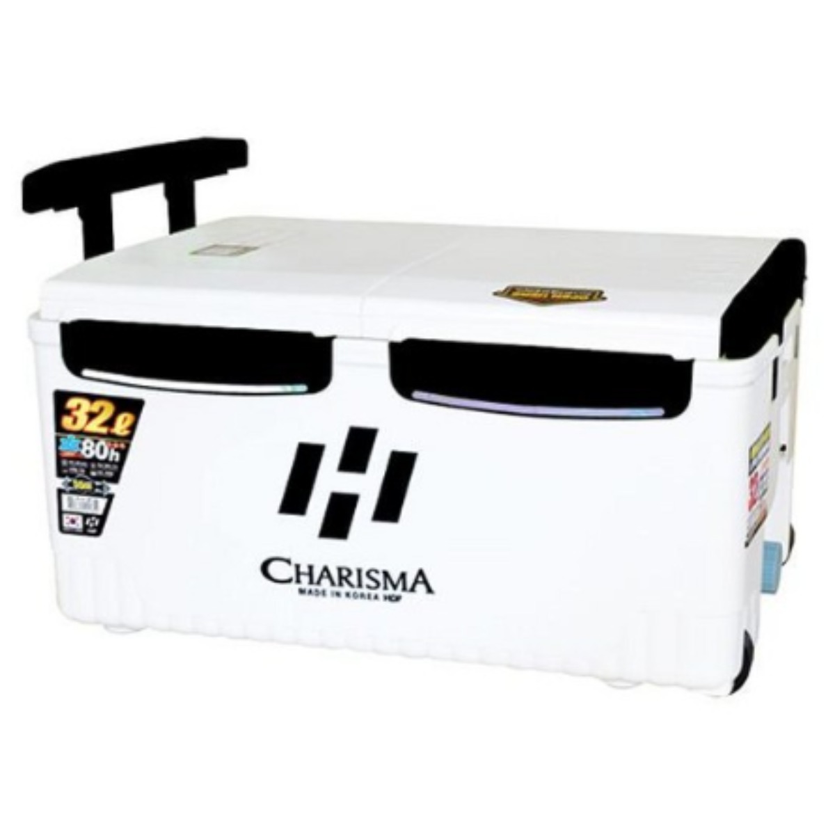 HDF 해동 카리스마 아이스박스 32리터 32L 광어 우럭 문어 한치쿨러 바퀴형 쿨러, 1개, 32L, 32L 화이트BK 197,000원