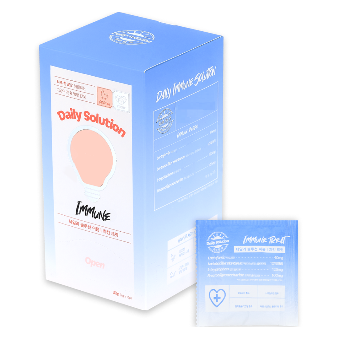 닥터펠리스 고양이 데일리 솔루션 이뮨 트릿 영양제 16,400원