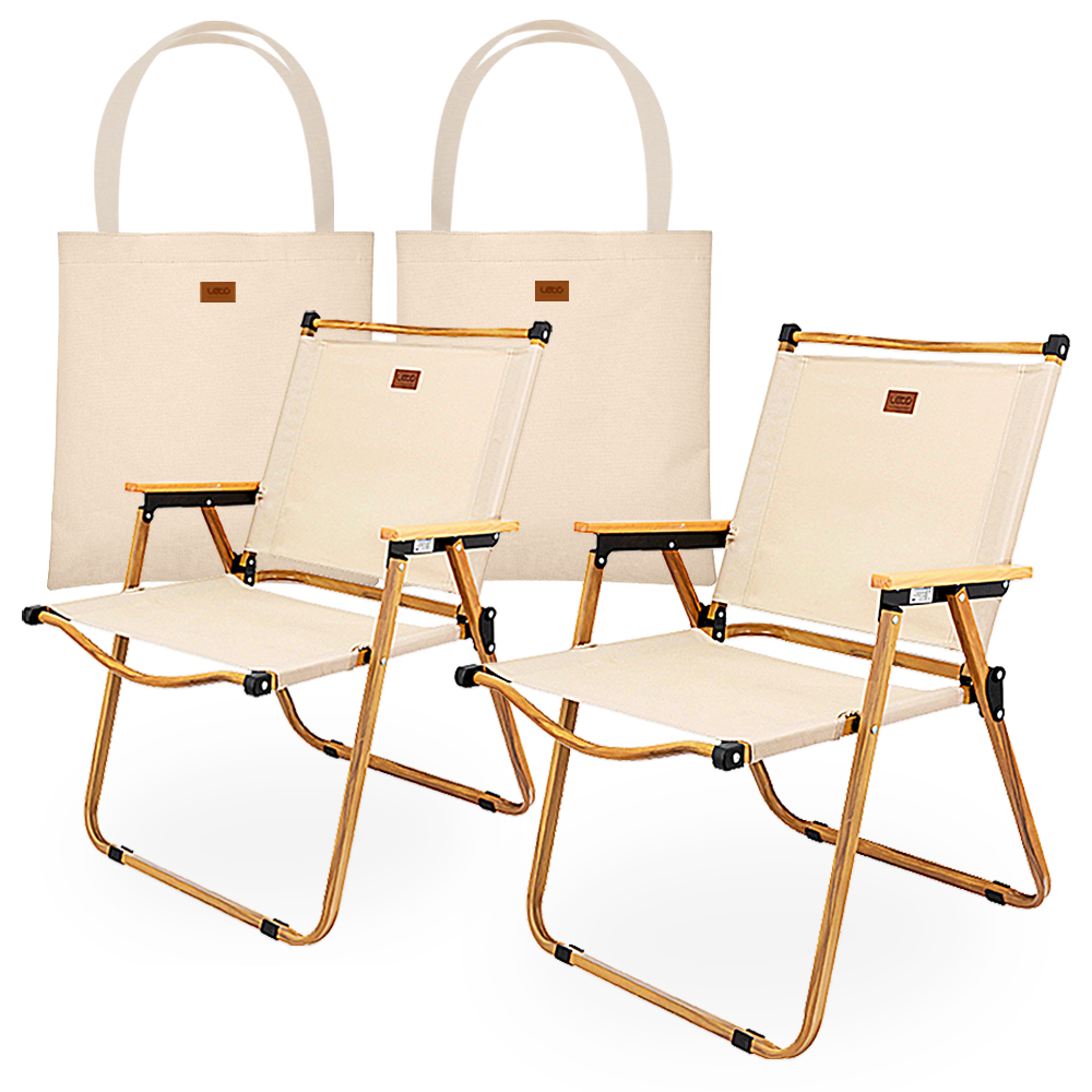 레토 감성 로우 대형 접이식 경량 우드 캠핑의자 54,800원