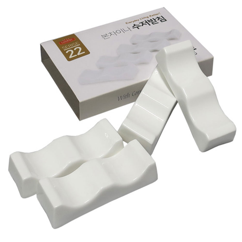 러브아트 본차이나 도자기 수저받침 세트 숟가락 젓가락 받침대 4,080원