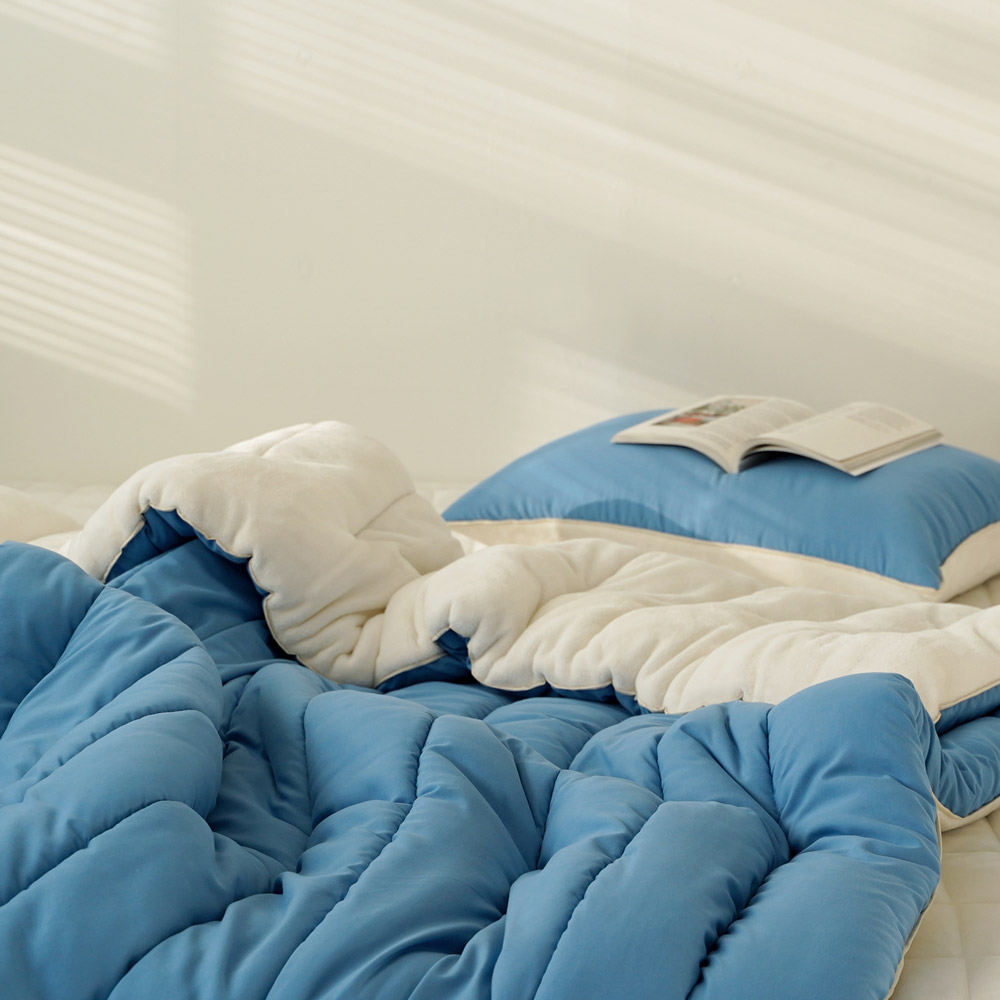 노컨셉 워싱 양면 깊게자요 극세사 차렵이불 침구세트 34,310원