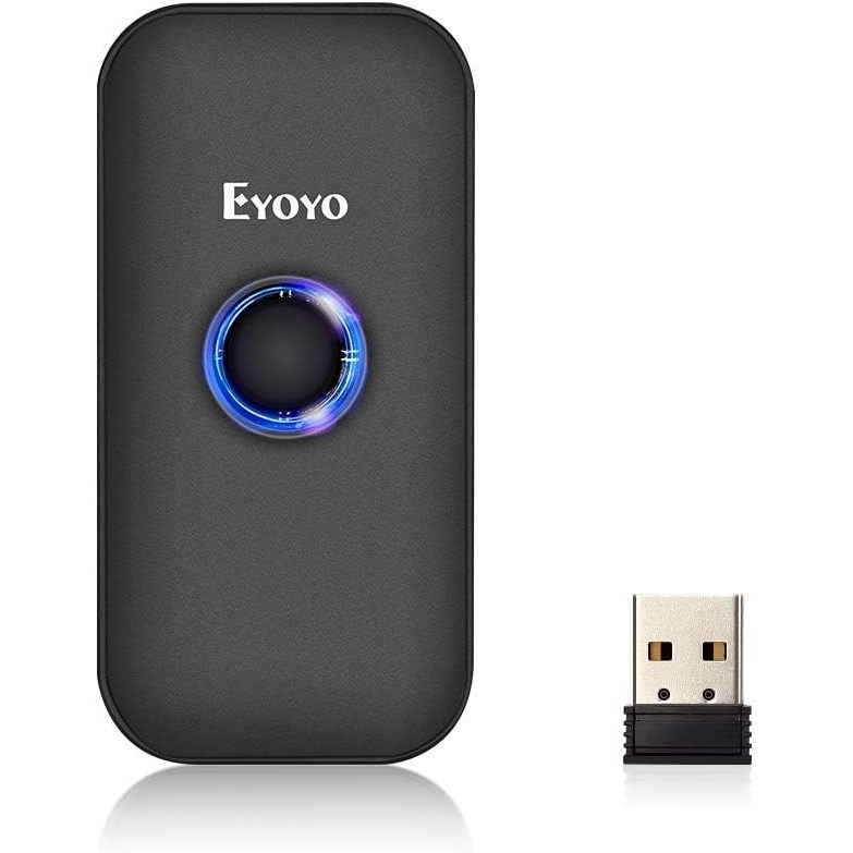 Eyoyo 미니 1D 블루투스 바코드 스캐너, 3-in-1 블루투스 및 USB 유선 및 2.4G 무선 바코드 리더기 휴대용 바코드 스캔 Windows, Android, iOS, 태 36,000원