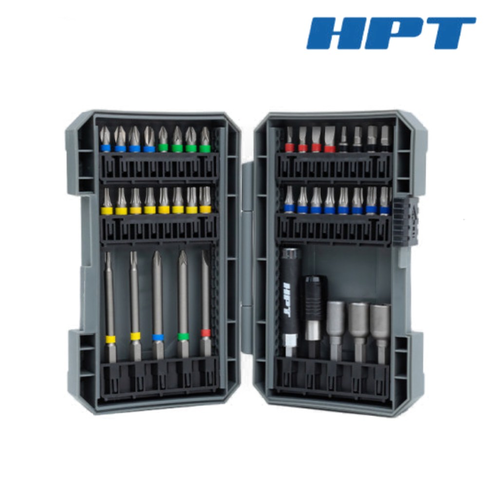 HPT 비트세트 드라이버 비트소켓 육각 십자 일자 별 임팩 42피스 HBS142 42PC 23,330원