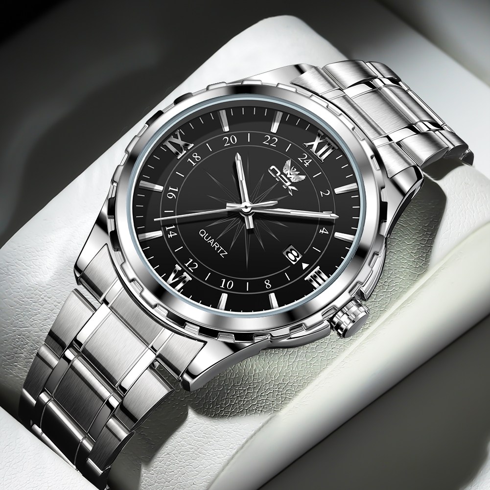 OPK 남성 시계 패션 석영 명품 야광 정품 일력 메탈시계 23,300원