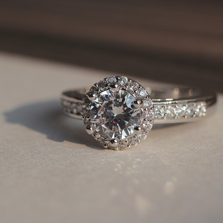 라퐁텐 디아몬 테니스 반지 지르코니아 큐빅 반지 레이어드링 30,600원