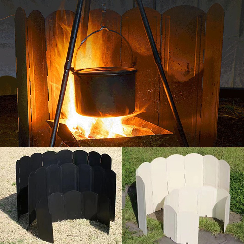 캠핑 야외 해바리기가스 버너 윈드가드 바람막이 접이식 휴대용 8단 8칸 주방 기름때 기름튐방지 기름막이 가리개 가림막 12,900원