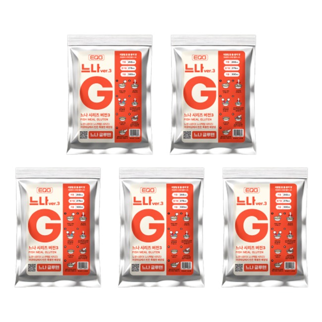 이큐피싱 느나G 느나글루텐 붕어 떡밥 어분 74,000원