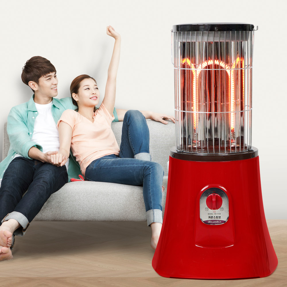 2024년형 나산 전기히터 사무실 가정용 업소용 전기난로 전기히터 난방기 난방기구 전기스토브 난로 히터, NS-9100 97,000원