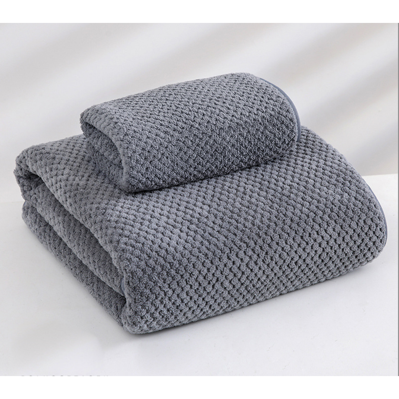 퓨어디아 부드러운 대형 목욕수건 비치 타월 바스타올90X170 1+1, 1세트, 그레이 14,900원