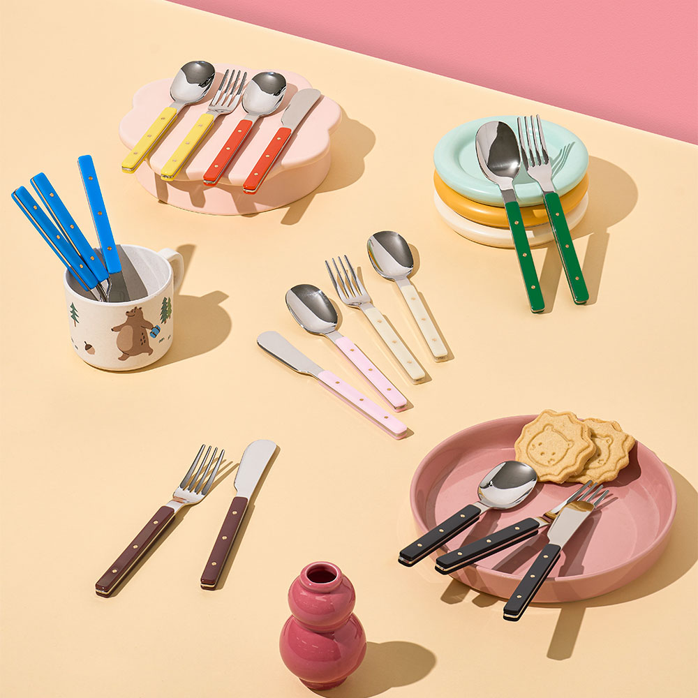 국내생산 깔린느 투투 디저트 커트러리 세트 (포크+스푼+나이프) 29,700원