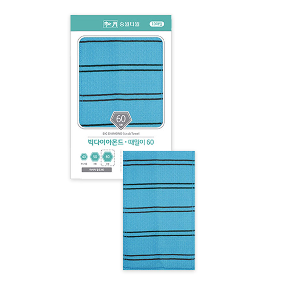 [송월] 빅다이아몬드때밀이(1p), 10개, 하늘(강도:60), 1개입 15,000원