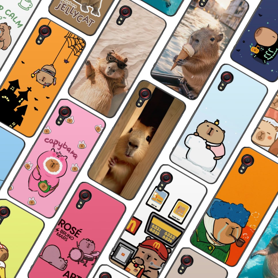 동물 카피바라 케이스 갤럭시 X커버5 춘식이폰 신비키즈폰3 포켓몬폰 SM-G525N 12,800원