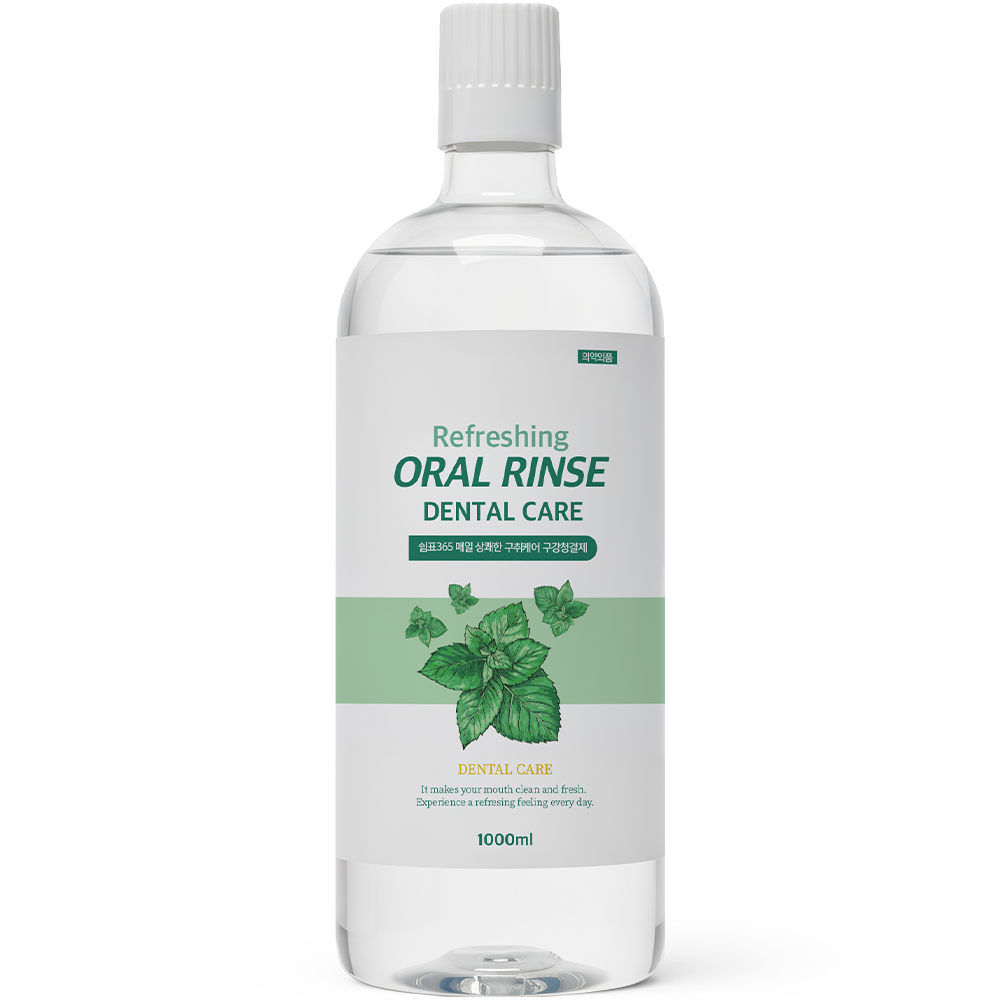 쉼표365 상쾌한 대용량 가글 구강청결제 1000ml x 1개 입냄새제거 구취제거 10,900원