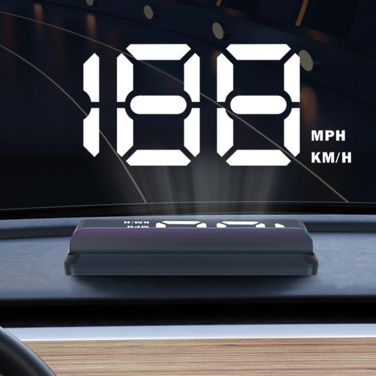 7Shadows 자동차HUD 헤드업디스플레이 GPS 차량속도계, 1개, 전 차종 25,990원