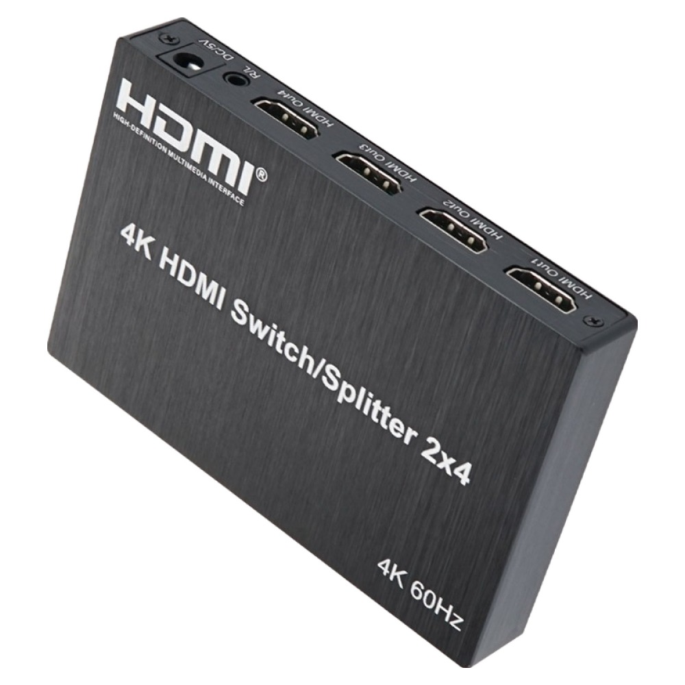 컴스 HDMI 매트릭스 선택기 2x4 Matrix 4K 60Hz 60,000원