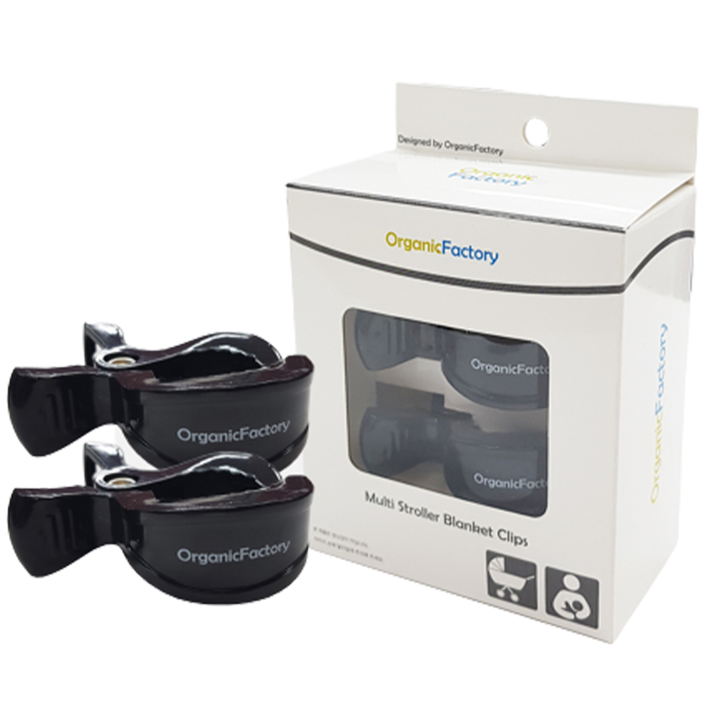 오가닉팩토리 다용도 유모차 블랭킷 클립 2p 5,500원