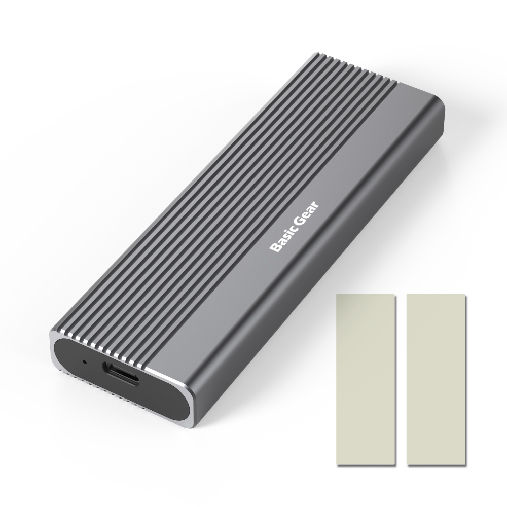베이직기어 NVMe 10Gbps M.2 SSD 외장하드 케이스 SN101 + 써멀 패드 16,430원