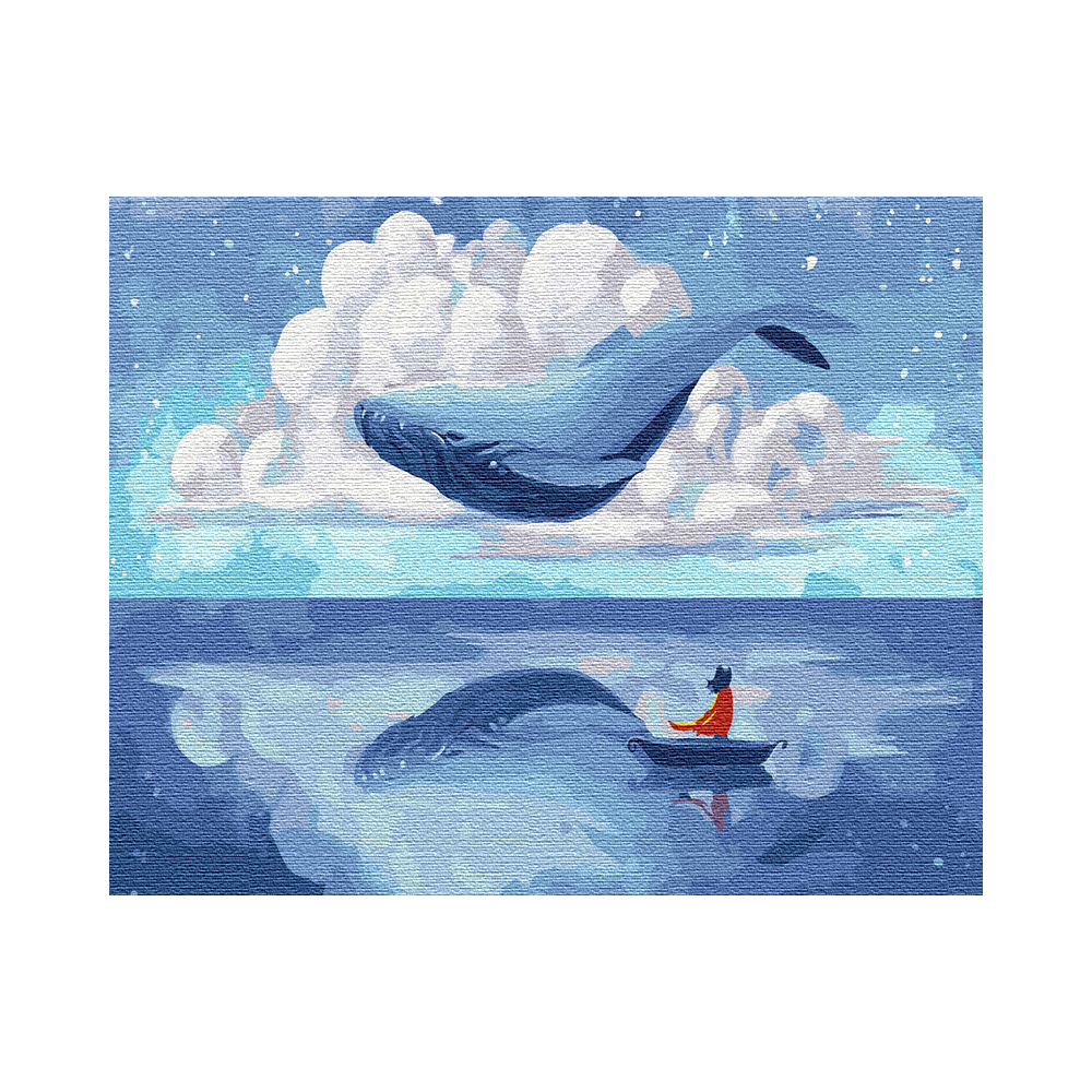 플레이어바웃 DIY 명화 그리기 세트 40 x 50 cm, 고래와구름, 1개 13,040원