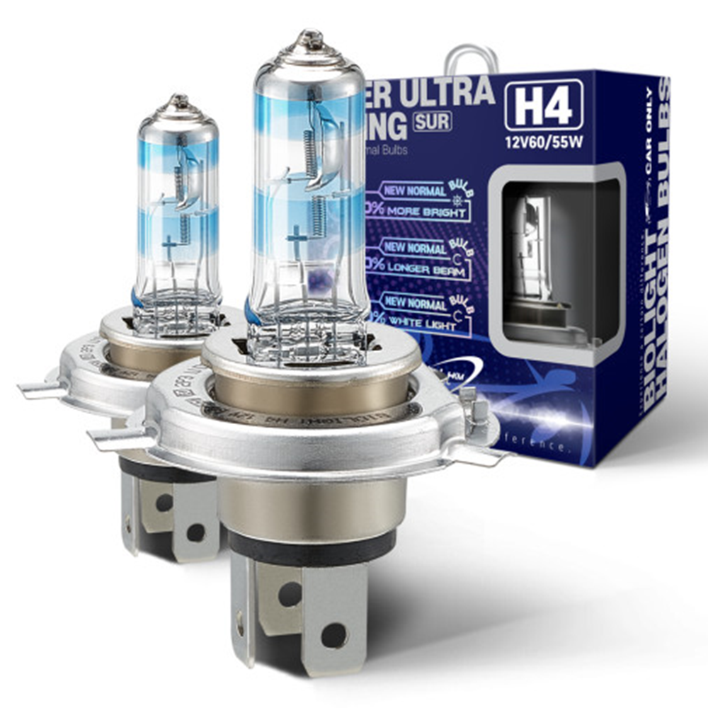 기아 봉고3(04~19년형) 170% 밝은 자동차 전조등 램프/전구 바이오라이트 슈퍼 울트라 레이싱 H4 1세트 15,120원
