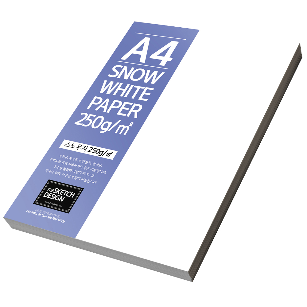 더스케치 스노우지 인쇄용지 250g 7,600원